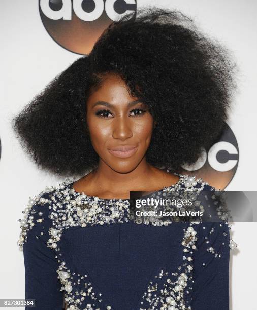 Actress Diarra Kilpatrick attends the Disney ABC Television Group TCA summer press tour at The Beverly Hilton Hotel on August 6, 2017 in Beverly...