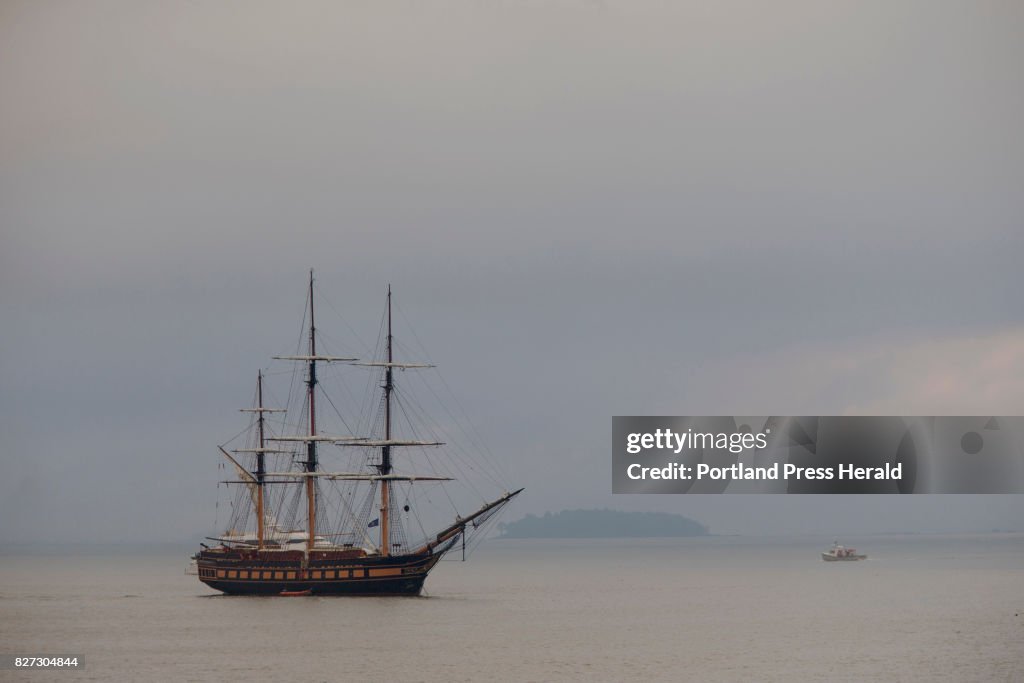 Tall ships in Portland Harbor