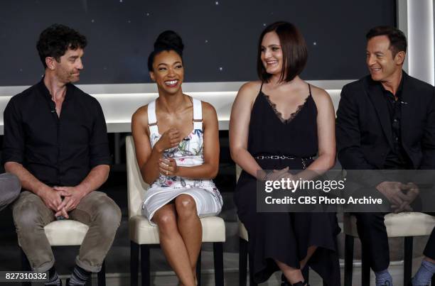 Panel session for the new CBS All Access show, STAR TREK: DISCOVERY, at the TCA presentations at CBS Studio Center in Los Angeles, August 1, 2017....