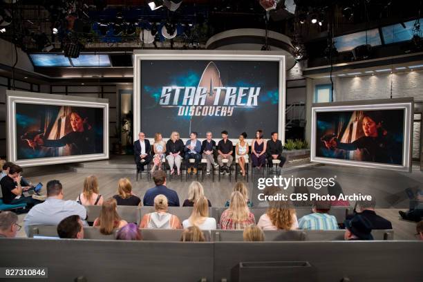 Panel session for the new CBS All Access show, STAR TREK: DISCOVERY, at the TCA presentations at CBS Studio Center in Los Angeles, August 1, 2017....