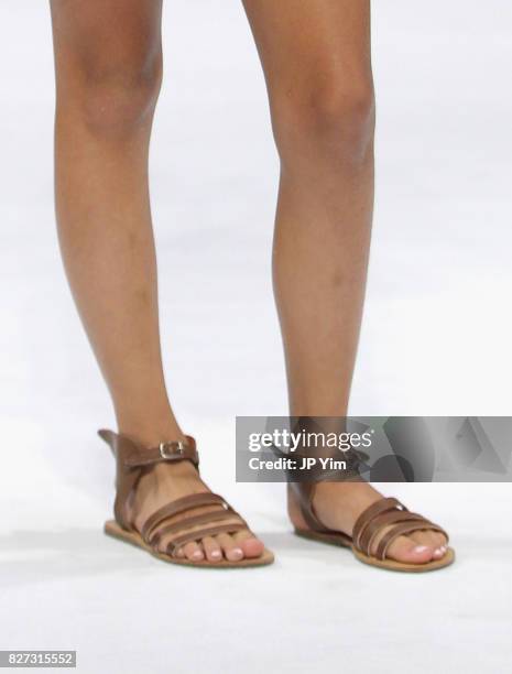 Young model walks the runway for ag kids collection during petitePARADE at Children's Club at Jacob Javitz Center on August 7, 2017 in New York City.