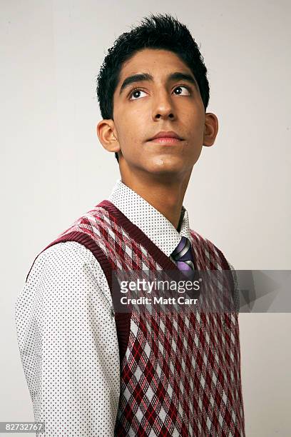 Actor Dev Patel from the film "Slumdog Millionaire", poses for a portrait during the 2008 Toronto International Film Festival at The Sutton Place...