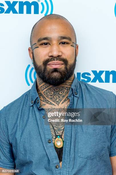 Nahko visits Sirius XM at SiriusXM Studios on August 7, 2017 in New York City.