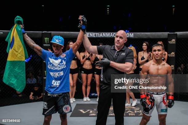 Adriano Moraes put in a complete performance to defeat Kairat Akhmetov via unanimous decision at ONE Championship Kings And Conquerors at the Cotai...