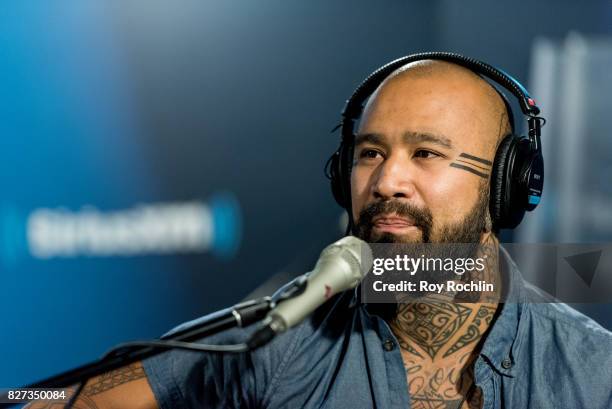 Nahko visits Sirius XM at SiriusXM Studios on August 7, 2017 in New York City.