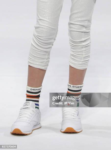 Young model walks the runway for Losan collection during petitePARADE at Children's Club at Jacob Javitz Center on August 7, 2017 in New York City.