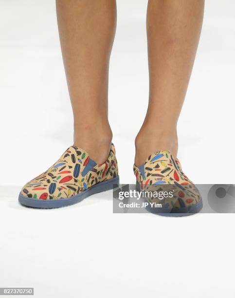 Young model walks the runway for Losan collection during petitePARADE at Children's Club at Jacob Javitz Center on August 7, 2017 in New York City.