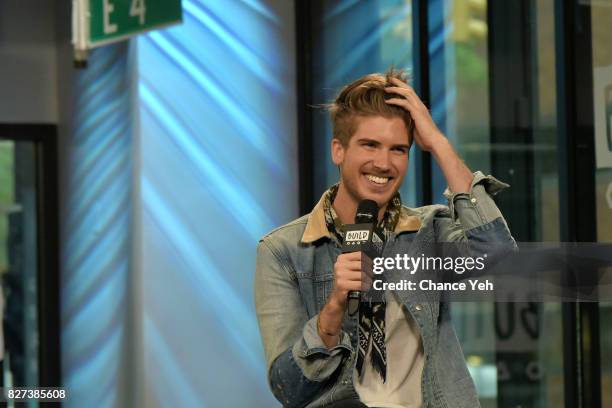 Joey Graceffa attends Build series to discuss "Escape The Night" at Build Studio on August 7, 2017 in New York City.