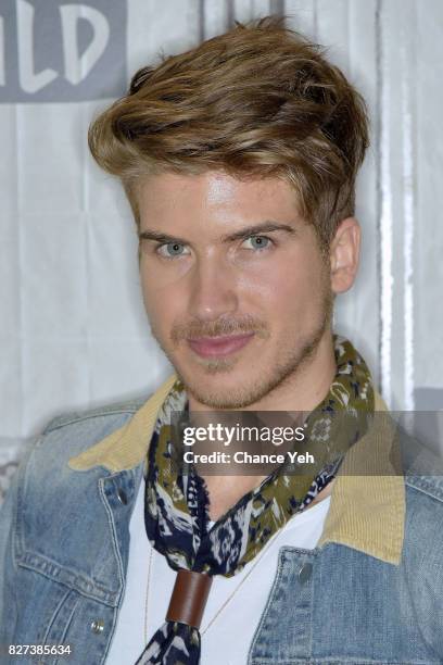 Joey Graceffa attends Build series to discuss "Escape The Night" at Build Studio on August 7, 2017 in New York City.