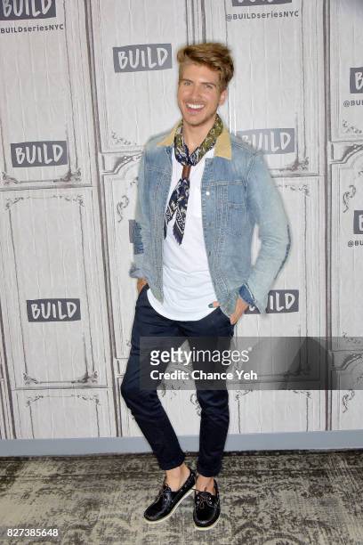 Joey Graceffa attends Build series to discuss "Escape The Night" at Build Studio on August 7, 2017 in New York City.