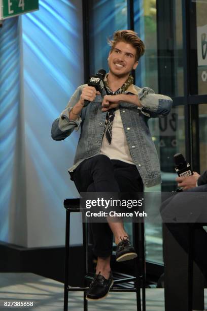 Joey Graceffa attends Build series to discuss "Escape The Night" at Build Studio on August 7, 2017 in New York City.