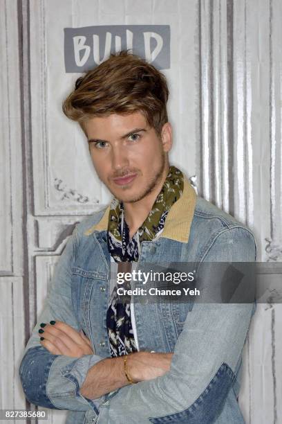 Joey Graceffa attends Build series to discuss "Escape The Night" at Build Studio on August 7, 2017 in New York City.