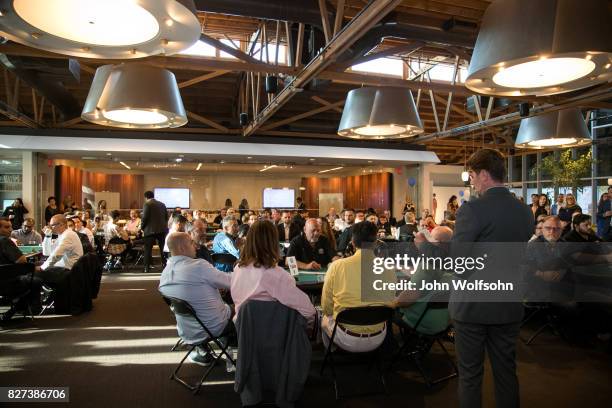 Guests attend Autism Speaks' 5th Annual Celebrity Poker Tournament at Herman Miller Show Room on August 5, 2017 in Los Angeles, California.