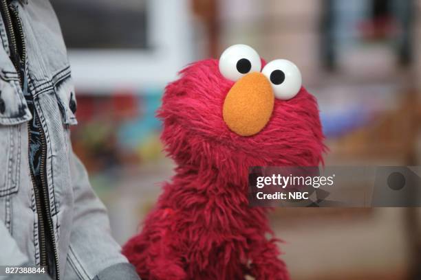 Elmo from Sesame Street on Friday, Aug. 4, 2017 --