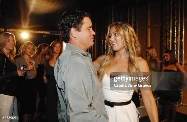 Jim Conrad and Lauren Conrad attend The Lauren Conrad "Homecoming Fashion Show" at Irvine Spectrum Center on September 8, 2008 in Los Angeles,...