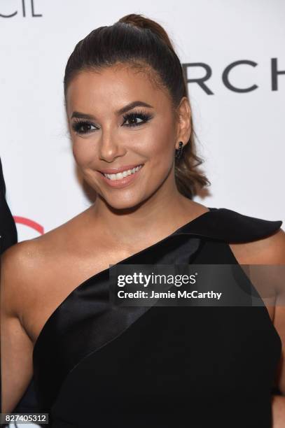 Style Ambassador Eva Longoria attends the Accessories Council's 21st Annual celebration of the ACE awards at Cipriani 42nd Street on August 7, 2017...