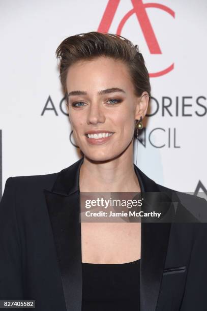 Model Elliott Sailors attends the Accessories Council's 21st Annual celebration of the ACE awards at Cipriani 42nd Street on August 7, 2017 in New...