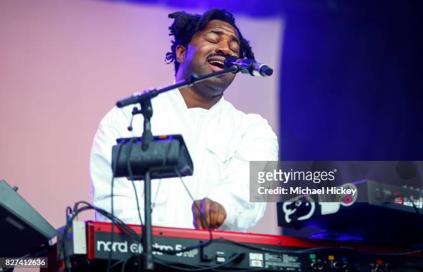 Sampha performs at Grant Park on August 6, 2017 in Chicago, Illinois.