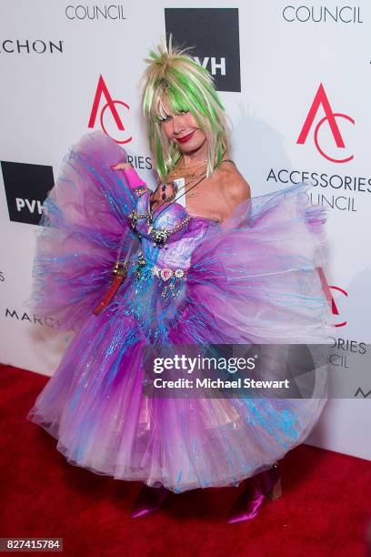 Designer Betsey Johnson attends the 21st Annual Ace Awards at Cipriani 42nd Street on August 7, 2017 in New York City.