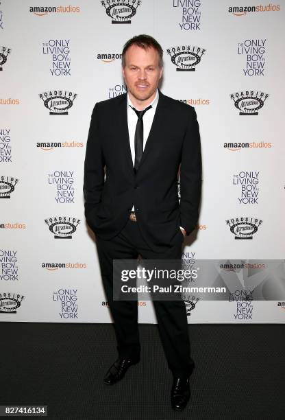 Director Marc Webb attends "The Only Living Boy In New York" New York premiere at The Museum of Modern Art on August 7, 2017 in New York City.