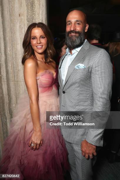Kate Beckinsale and Amazon Studios' Worldwide Head of Motion Pictures Jason Ropell attend "The Only Living Boy In New York" Premiere after party at...