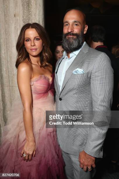Kate Beckinsale and Amazon Studios' Worldwide Head of Motion Pictures Jason Ropell attend "The Only Living Boy In New York" Premiere after party at...