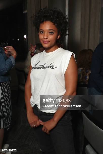 Kiersey Clemons attends "The Only Living Boy In New York" Premiere after party at The Rainbow Room on August 7, 2017 in New York City.