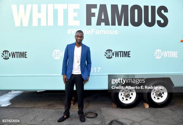Actor Jay Pharoah of 'White Famous' at the Showtime portion of the 2017 Summer Television Critics Association Press Tour on August 7, 2017 in Los...