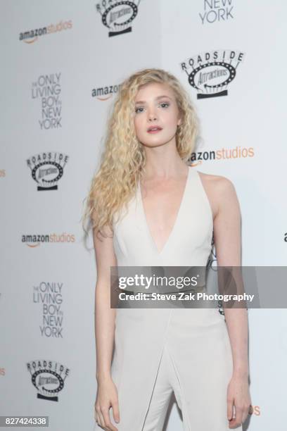 Elena Kampouris attends "The Only Living Boy In New York" New York premiere at The Museum of Modern Art on August 7, 2017 in New York City.