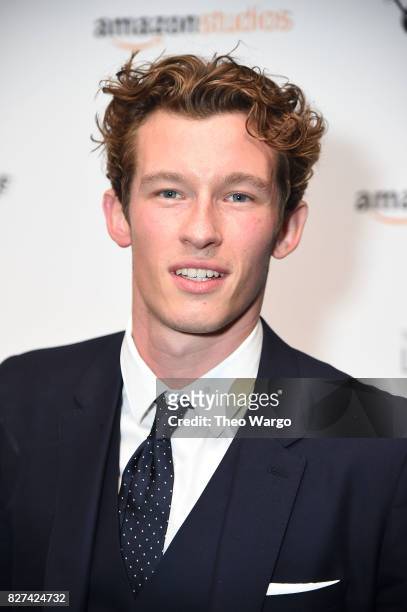 Callum Turner attends "The Only Living Boy In New York" New York Premiere at The Museum of Modern Art on August 7, 2017 in New York City.