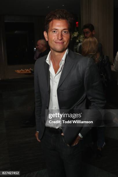 Peter Cincotti attends "The Only Living Boy In New York" Premiere after party at The Rainbow Room on August 7, 2017 in New York City.