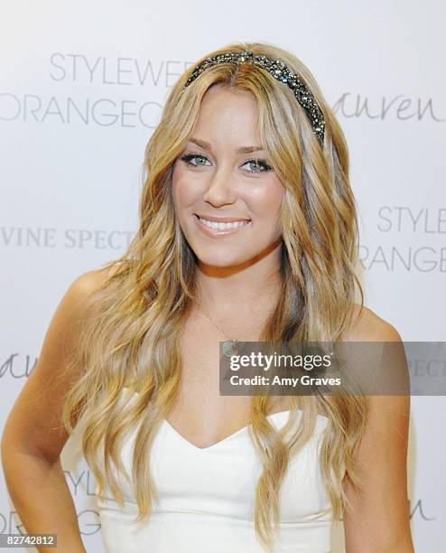 Lauren Conrad attends The Lauren Conrad "Homecoming Fashion Show" at Irvine Spectrum Center on September 8, 2008 in Los Angeles, California.