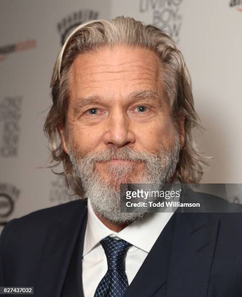 Jeff Bridges attends the "The Only Living Boy In New York" Premiere At the Museum Of Modern Art at Museum of Modern Art on August 7, 2017 in New York...