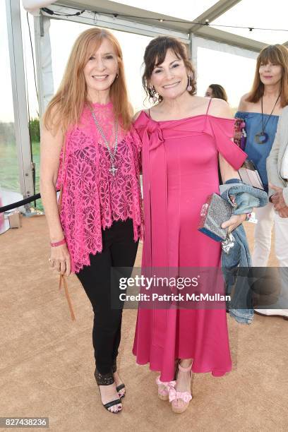 Nicole Miller and Lisa Pevaroff-Cohn attend Sixth Annual Hamptons Paddle and Party for Pink Benefitting the Breast Cancer Research Foundation at...