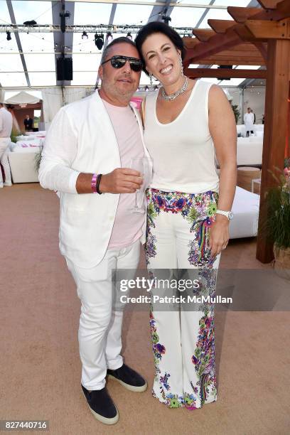 Bippy Siegal and Jackie Siegal attend Sixth Annual Hamptons Paddle and Party for Pink Benefitting the Breast Cancer Research Foundation at Fairview...