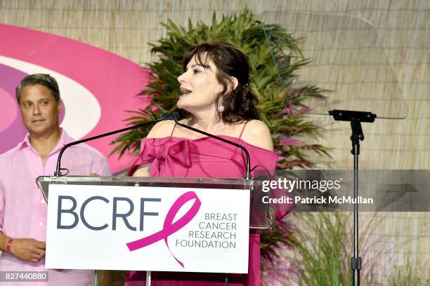 Lisa Pevaroff-Cohn attends Sixth Annual Hamptons Paddle and Party for Pink Benefitting the Breast Cancer Research Foundation at Fairview on Mecox Bay...