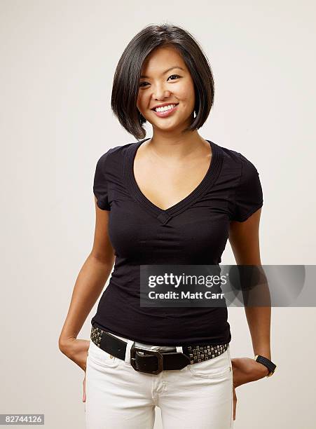 Actress Jenn Liu from the film "Pedro", poses for a portrait during the 2008 Toronto International Film Festival at The Sutton Place Hotel on...