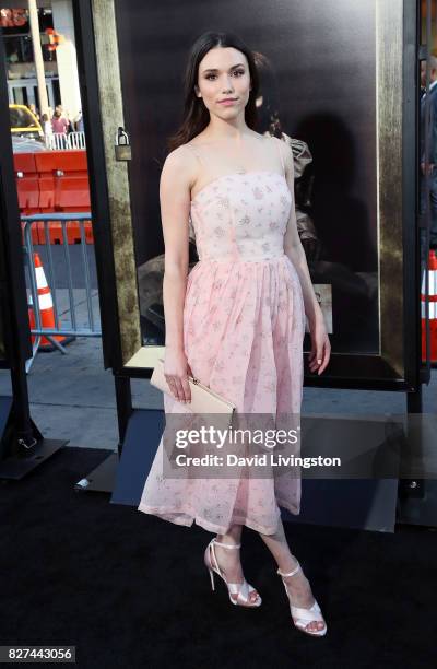 Actress Grace Fulton attends the premiere of New Line Cinema's "Annabelle: Creation" at TCL Chinese Theatre on August 7, 2017 in Hollywood,...