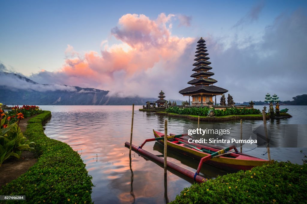 Pura Ulun Danu Bratan in Bali, Indonesia