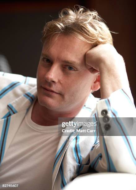 Writer/director Stephan Elliott from the film "Easy Virtue", poses for a portrait during the 2008 Toronto International Film Festival on September 9,...