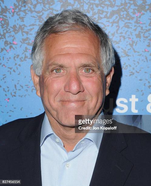 Leslie Moonves arrives at "Carpool Karaoke: The Series" On Apple Music Launch Party at Chateau Marmont on August 7, 2017 in Los Angeles, California.