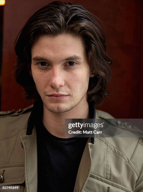 Actor Ben Barnes from the film "Easy Virtue", poses for a portrait during the 2008 Toronto International Film Festival on September 9, 2008 in...