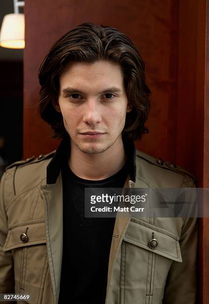 Actor Ben Barnes from the film "Easy Virtue", poses for a portrait during the 2008 Toronto International Film Festival on September 9, 2008 in...