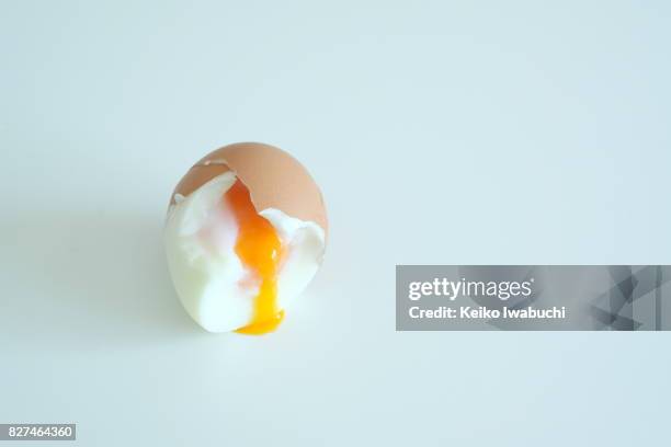 soft boiled egg with eggshell - missing breakfast stock pictures, royalty-free photos & images