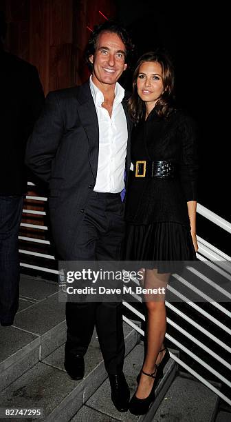 Tim Jeffries and Dasha Zhukova attend the The Serpentine Gallery Summer Party, at the Serpentine Gallery on September 9, 2008 in London, England.