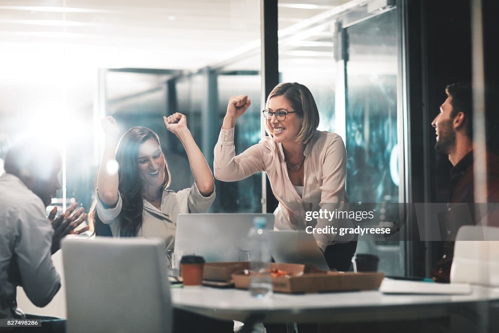 Diejenigen, die arbeiten, gewinnen