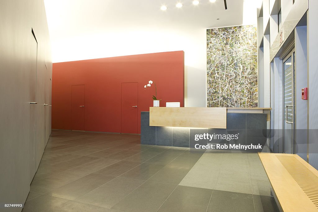 Lobby of modern medical 