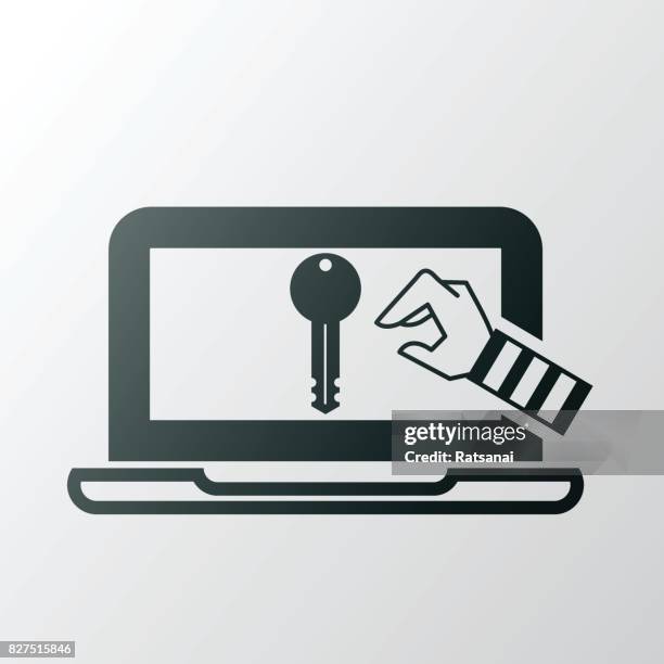 illustrazioni stock, clip art, cartoni animati e icone di tendenza di furto d'identità - furto didentità