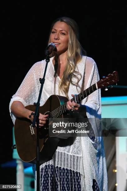 Colbie Caillat performs at Thousand Oaks Civic Arts Plaza on August 5, 2017 in Thousand Oaks, California.