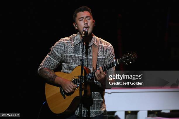 Justin Young performs at Thousand Oaks Civic Arts Plaza on August 5, 2017 in Thousand Oaks, California.